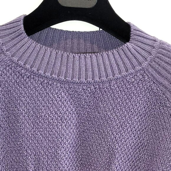 St. John Cropped Cap Sleeve Sweater Purple Size S - Picture 3 of 5